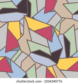 Abstract color seamless pattern for new background.