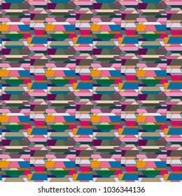Abstract color seamless pattern for new background.