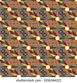 Abstract color seamless pattern for new background.