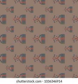Abstract color seamless pattern for new background.