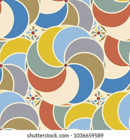 Abstract color seamless pattern for new background.