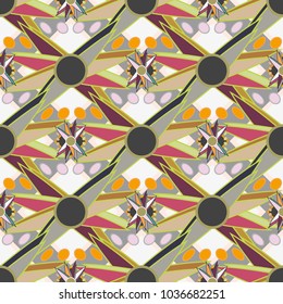 Abstract color seamless pattern for new background.