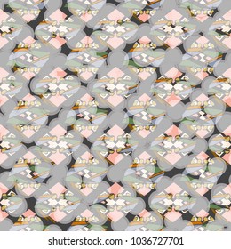 Abstract color seamless pattern for new background.