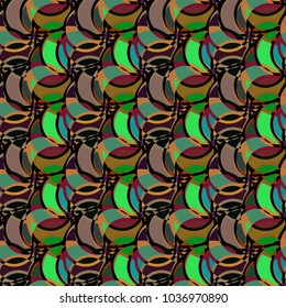 Abstract color seamless pattern for new background.