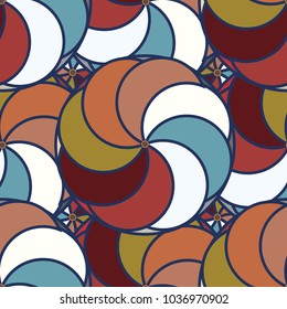 Abstract color seamless pattern for new background.