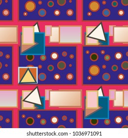 Abstract color seamless pattern for new background.
