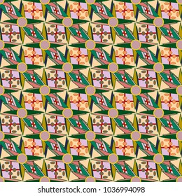 Abstract color seamless pattern for new background.