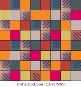 Abstract color seamless pattern for new background.
