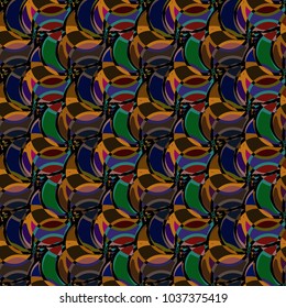 Abstract color seamless pattern for new background.