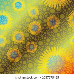 Abstract color seamless pattern for new background.