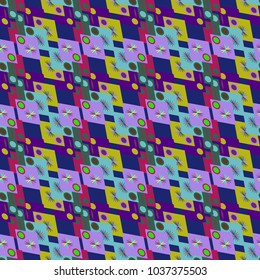 Abstract color seamless pattern for new background.