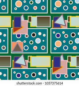 Abstract color seamless pattern for new background.