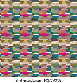 Abstract color seamless pattern for new background.