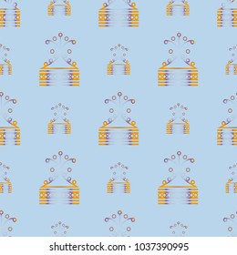 Abstract color seamless pattern for new background.