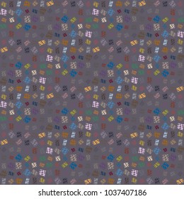 Abstract color seamless pattern for new background.