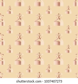 Abstract color seamless pattern for new background.