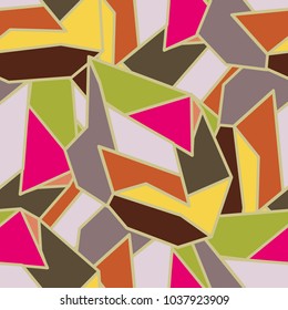 Abstract color seamless pattern for new background.