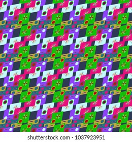 Abstract color seamless pattern for new background.