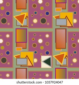 Abstract color seamless pattern for new background.