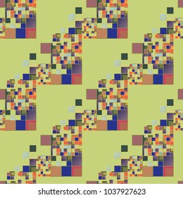 Abstract color seamless pattern for new background.