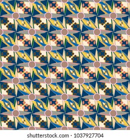 Abstract color seamless pattern for new background.
