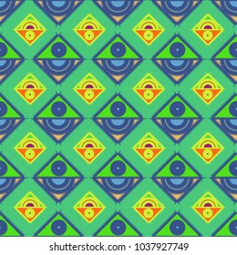 Abstract color seamless pattern for new background.
