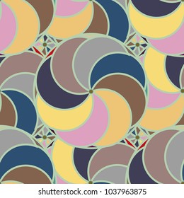 Abstract color seamless pattern for new background.