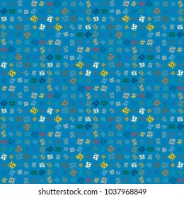 Abstract color seamless pattern for new background.