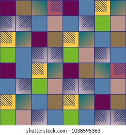 Abstract color seamless pattern for new background.