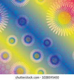 Abstract color seamless pattern for new background.