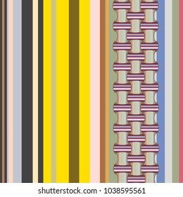 Abstract color seamless pattern for new background.