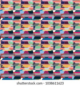 Abstract color seamless pattern for new background.