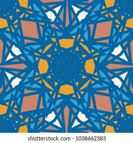 Abstract color seamless pattern for new background.