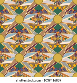 Abstract color seamless pattern for new background.