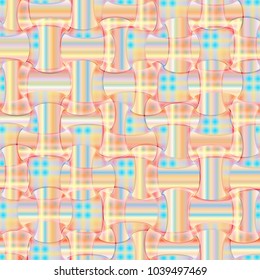 Abstract color seamless pattern for new background.