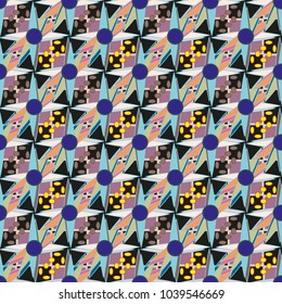 Abstract color seamless pattern for new background.