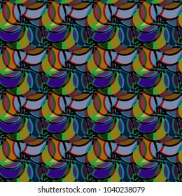 Abstract color seamless pattern for new background.