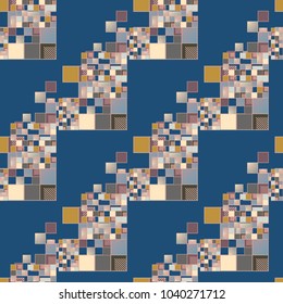 Abstract color seamless pattern for new background.