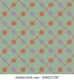 Abstract color seamless pattern for new background.