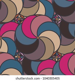Abstract color seamless pattern for new background.