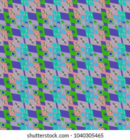 Abstract color seamless pattern for new background.