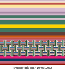 Abstract color seamless pattern for new background.