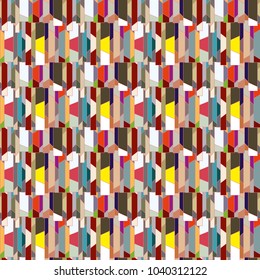 Abstract color seamless pattern for new background.