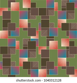 Abstract color seamless pattern for new background.