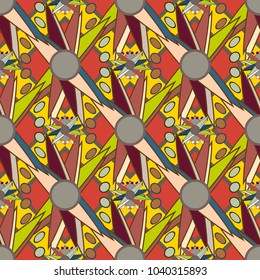 Abstract color seamless pattern for new background.