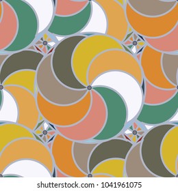 Abstract color seamless pattern for new background.