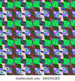 Abstract color seamless pattern for new background.