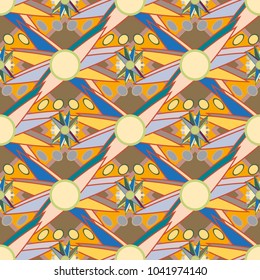 Abstract color seamless pattern for new background.