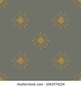 Abstract color seamless pattern for new background.