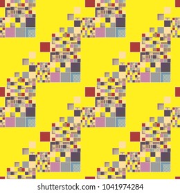 Abstract color seamless pattern for new background.